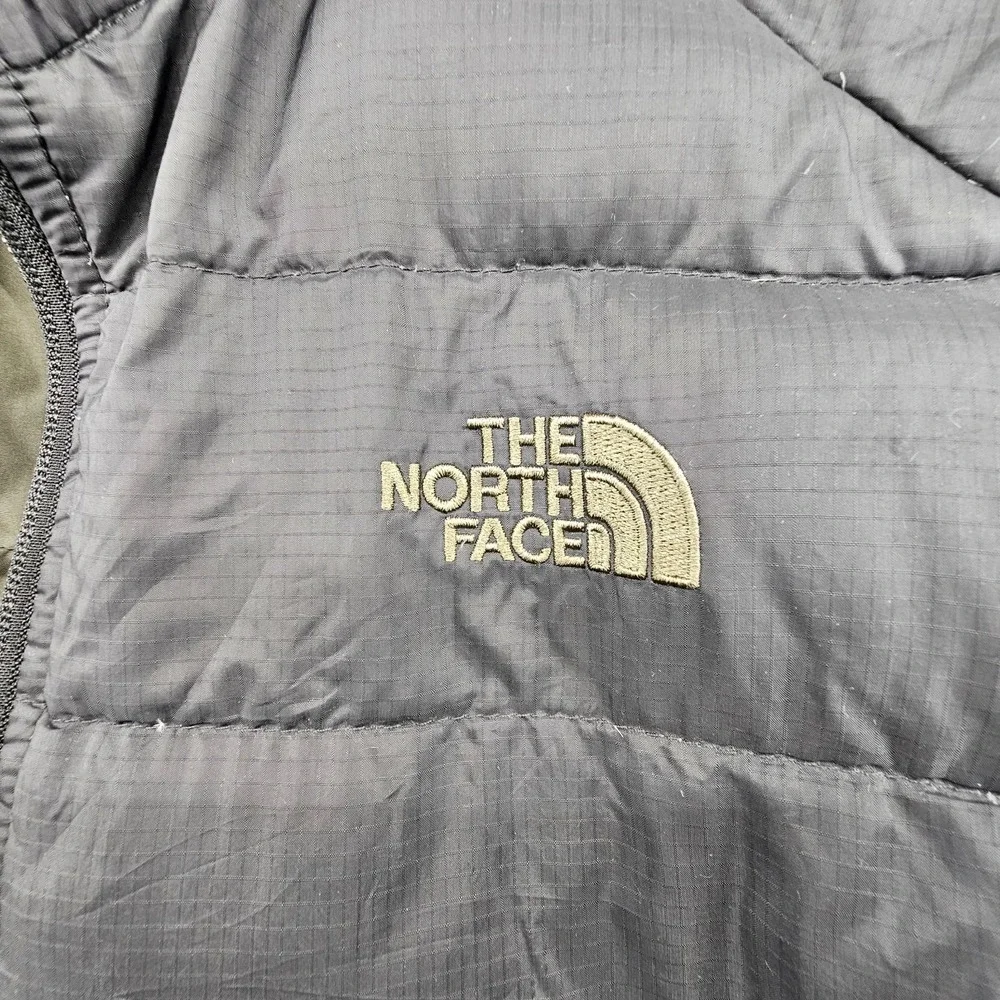 North Face Nupste‎ 550 Goose Down Puffer Vest Men Medium Black Full Zip Gorpcore